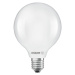 OSRAM LED žiarovka Globe G125 E27 7,2W matná 6500K