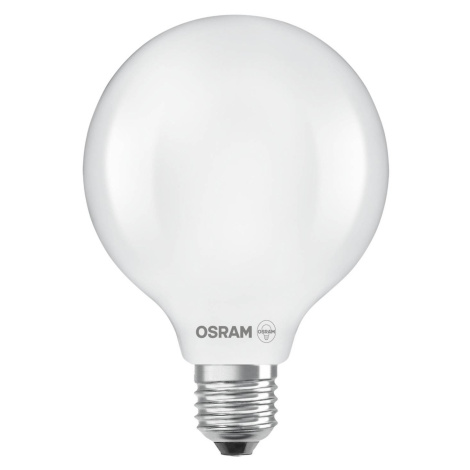 OSRAM LED žiarovka Globe G125 E27 7,2W matná 6500K