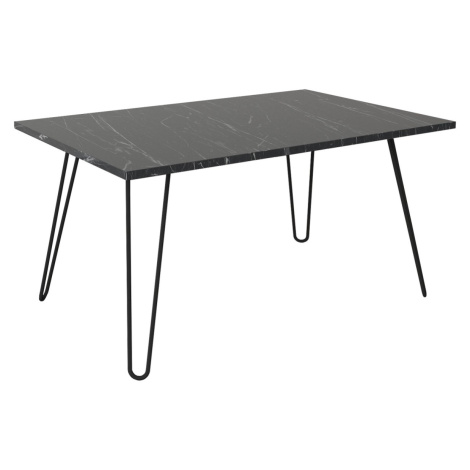Konferenční stolek Deren mramor černý Kalune Design
