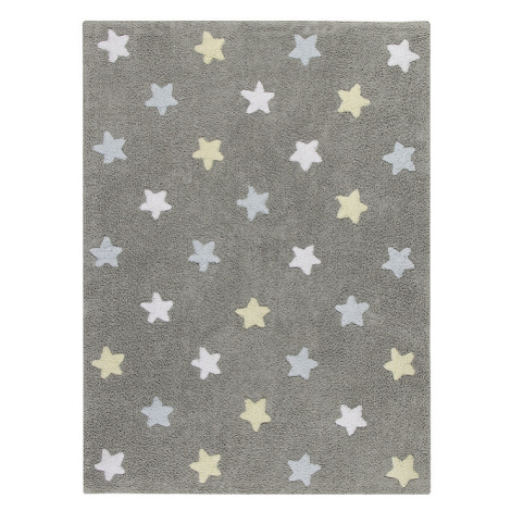 Ručne tkaný kusový koberec Tricolor Stars Grey-Blue Rozmery koberca: 120x160