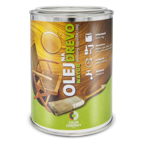 OLEJ NATUR - Prírodný napúšťací olej na drevo pínia 0,5 L
