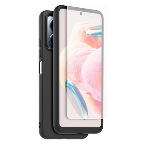 Made for Xiaomi TPU Kryt + Tvrdené Sklo pre Xiaomi Redmi Note 12 4G Black