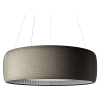 Luceplan Silenzio LED závesné svetlo sivé Ø 150cm