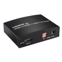 PremiumCord HDMI 4K Audio extractor s oddelením audia na stereo jack, SPDIF Toslink, RCA