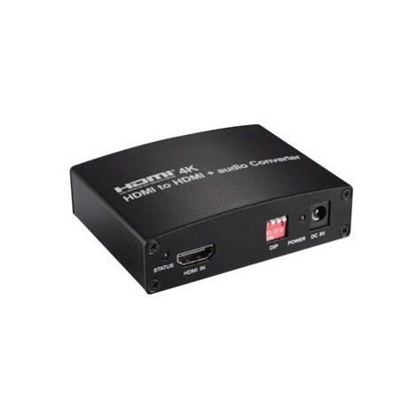 PremiumCord HDMI 4K Audio extractor s oddelením audia na stereo jack, SPDIF Toslink, RCA