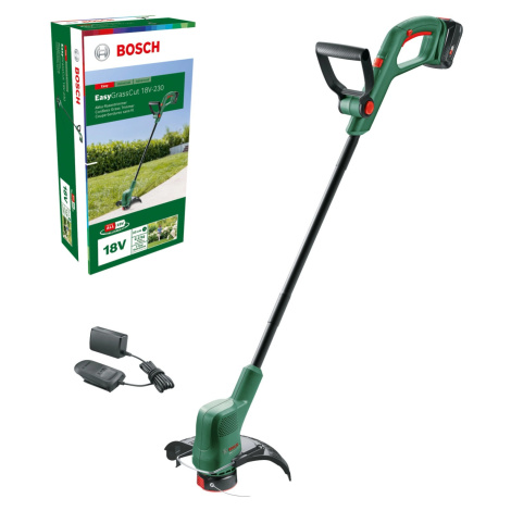 Bosch Aku strunová kosačka EasyGrassCut 18V-230, aku + nabíjačka