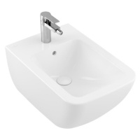 Villeroy & Boch Venticello Bidet, nástenný, 375 x 560 mm, biely Alpin CeramicPlus 441100R1