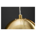 LuxD 21372 Dizajnová závesná lampa Giovani 3 zlatá závesné svietidlo