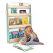 Drevená knižnica pre deti Forest Bookcase Tender Leaf Toys so 4 poličkami