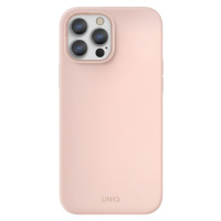 UNIQ Lino Blush Pink MagSafe kryt iPhone 13 Pro max ružový