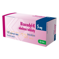 BISACODYL-K 5 mg na zápchu 105 tabliet