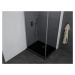 MEXEN/S - Pretória sprchovací kút 70x80, grafit, chróm + sprchová vanička vrátane sifónu 852-070