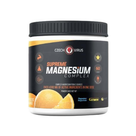 CZECH VIRUS Supreme Magnesium Complex, fantastický pomaranč 340 g