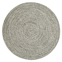 Sivý/béžový okrúhly vonkajší koberec ø 150 cm - NORTHRUGS
