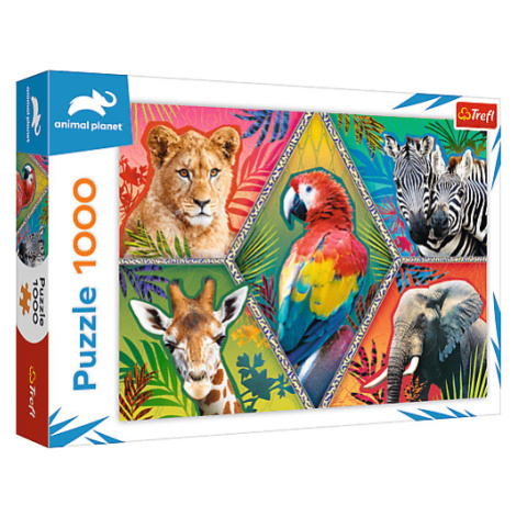 Trefl Puzzle 1000 - Exotické zvieratá