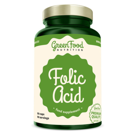 GREENFOOD NUTRITION Folic acid 90 kapsúl