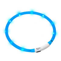 KARLIE USB Visio Light svietiaci obojok pre psov modrý 20-70 cm