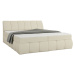 NABBI Vareso 160 čalúnená manželská posteľ s úložným priestorom béžová (Soft 33)