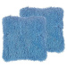 BELIANI, Súprava dvoch vankúšov 45 × 45 cm modrá CIDE, 257546