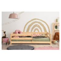 Detská posteľ z borovicového dreva v prírodnej farbe 70x160 cm Mila CPD – Adeko