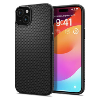 Spigen Liquid Air, matte black - iPhone 15 Plus