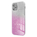 Silikónové puzdro na Samsung Galaxy A25 5G A256 Shining strieborno-ružové