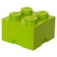 LEGO® úložný box 25 x 25 x 18 cm - svetlozelená