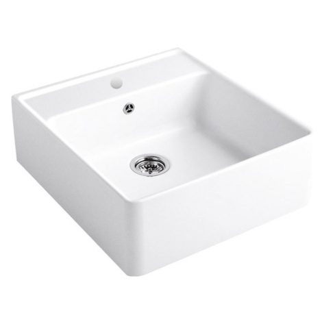 VILLEROY & BOCH VILLEROY & BOCH - Keramický drez Single-bowl sink White alpin modulový 595 x 630