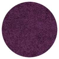 Kusový koberec Dream Shaggy 4000 Lila kruh Rozmery koberca: 80x80 kruh