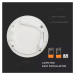 Mini LED panel okrúhly Premium zapustený 18W, 4000K, 1500lm, VT-1807 (V-TAC)