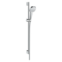 Hansgrohe Croma Select E, sprchová sada Multi EcoSmart 9 l/min so sprchovou tyčou 90 cm, biela/c