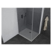 MEXEN/S - Pretória sprchovací kút 90x80, grafit, chróm + sprchová vanička vrátane sifónu 852-090