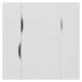 Biela šatníková skriňa Tvilum Oslo, 147 x 200 cm
