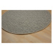 Kusový koberec Alassio šedobéžový kruh - 120x120 (průměr) kruh cm Vopi koberce