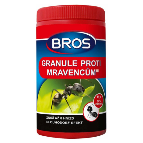 BROS-granule proti mravencům 60g+20% ZDARMA/kr= MERKURY MARKET