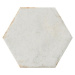 Dlažba Cir Cotto del Campiano bianco antico 15,8x18,3 cm mat 1080612