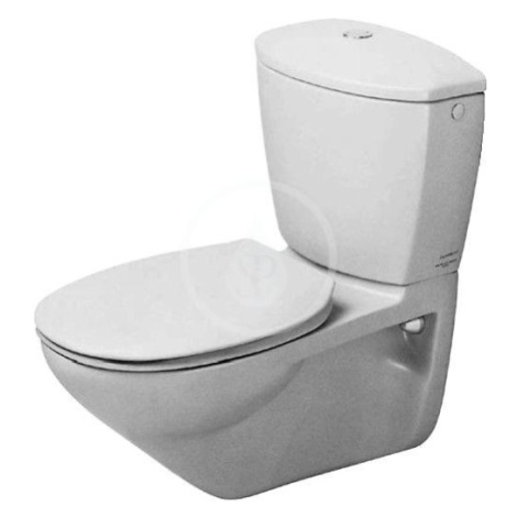DURAVIT - Duraplus WC misa kombi Practica-Cascade, závesná, biela 0195090000
