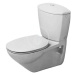 DURAVIT - Duraplus WC misa kombi Practica-Cascade, závesná, biela 0195090000