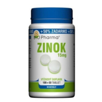 BIO Pharma zinok 15 mg 100 + 50 tabliet ZADARMO