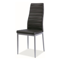 Sconto Jedálenská stolička SIGH-261 čierna/sivá