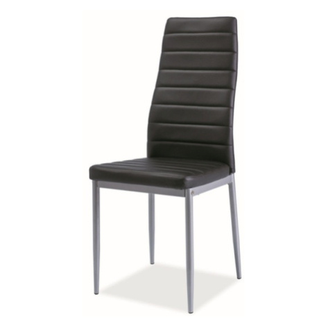 Sconto Jedálenská stolička SIGH-261 čierna/sivá Houseland