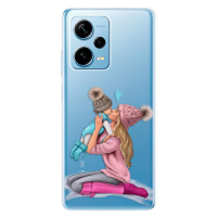 Odolné silikónové puzdro iSaprio - Kissing Mom - Blond and Boy - Xiaomi Redmi Note 12 Pro+ 5G