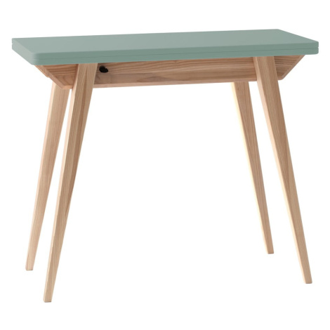 Prírodný konzolový stolík v mentolovozelenej farbe 45x90 cm Envelope - Ragaba