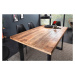 Estila Industriálny jedálenský stôl Steele Craft z mangového masívneho dreva s kovovými nohami 1