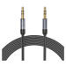 Kábel TECH-PROTECT ULTRABOOST AUX MINI JACK 3.5MM CABLE 150CM BLACK (9490713931547)