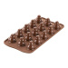 Silikónová forma na čokoládu stromčeky 3D - Silikomart