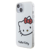 Plastové puzdro Hello Kitty na Apple iPhone 13 HKHCP13MHCKHST IML Head Logo biele