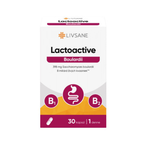 LIVSANE Lactoactive boulardii 30 kapsúl