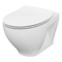 Wc s doskou softclose závesné Cersanit Moduo so zadným odpadom K701-147-ECO