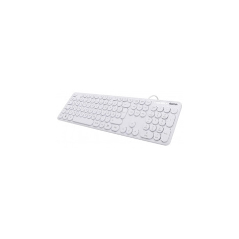 Hama 182675 klávesnica KC-500, biela